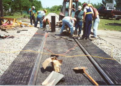 Rail-Way rubber crossing photo 2